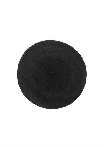 Skøn sort baret i 100 % merinould fra MARGOT