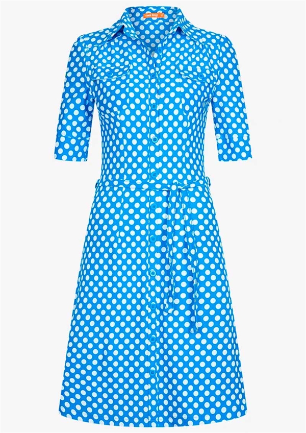 Tante Betsy kjole Dress Betsy Polka Dot Blue
