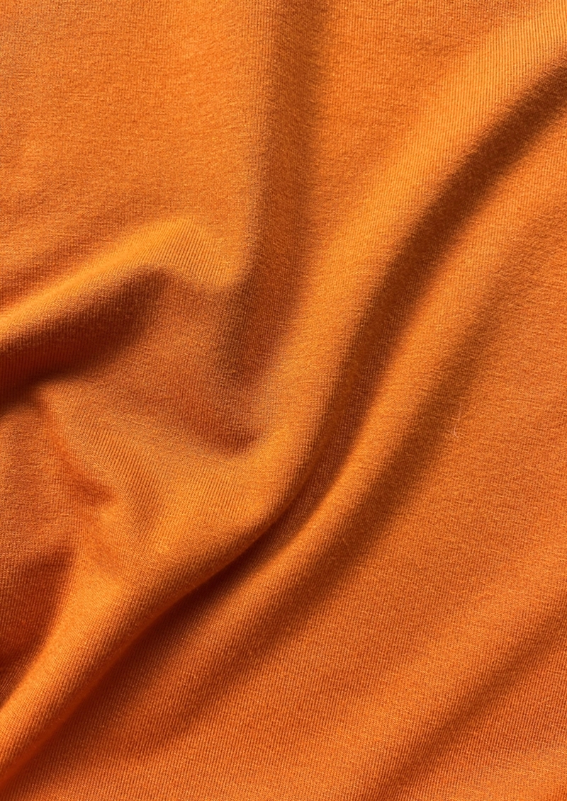 møde kontakt At forurene Køb brændt orange basic t-shirt fra du Milde