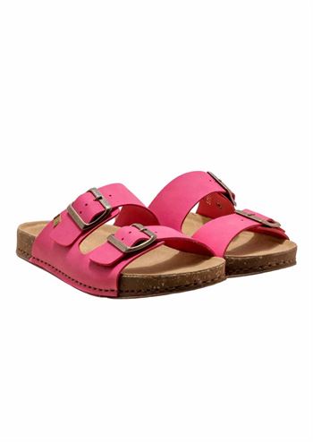 Pink unisex komfortabel sandal med slidfast gummi bund fra El Naturalista
