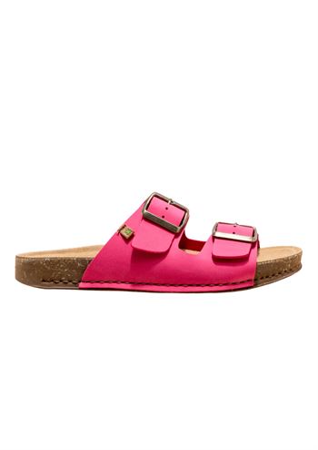 Pink unisex komfortabel sandal med slidfast gummi bund fra El Naturalista