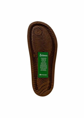 Brun unisex komfortabel sandal med slidfast gummi bund fra El Naturalista