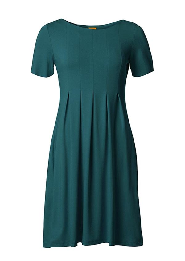 Petrolgrøn kjole fra du Milde