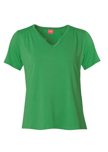 Græsgrøn t-shirt fra du Milde