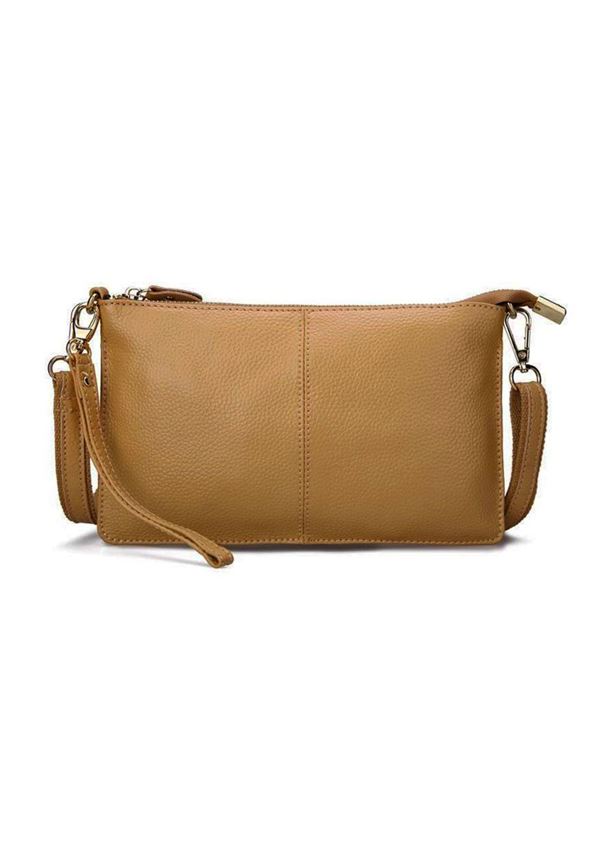 Beige clutch fra Just D\'Lux