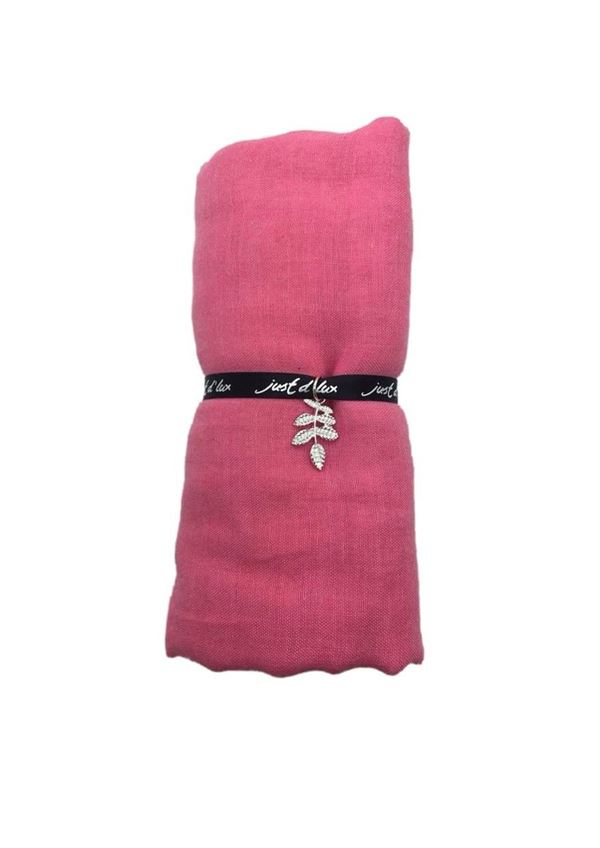 Lys pink tørklæde fra Just D\'Lux