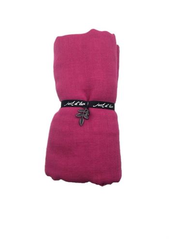 Pink tørklæde fra Just D'Lux