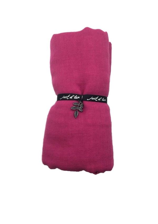 Pink tørklæde fra Just D\'Lux