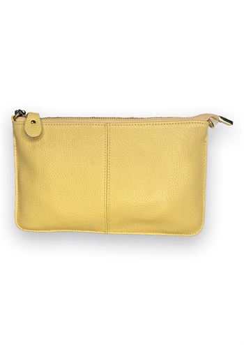 Lysegul clutch fra Just D\'Lux