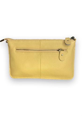 Lysegul clutch fra Just D'Lux