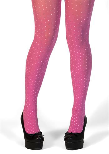 Margot loves tights Pink White Dots no 2021